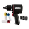 STIER Set Druckluft-Schlagschrauber 1/2' - 1750 Nm, 8-teilig