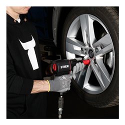 STIER Set Druckluft-Schlagschrauber 1/2' - 1750 Nm, 8-teilig