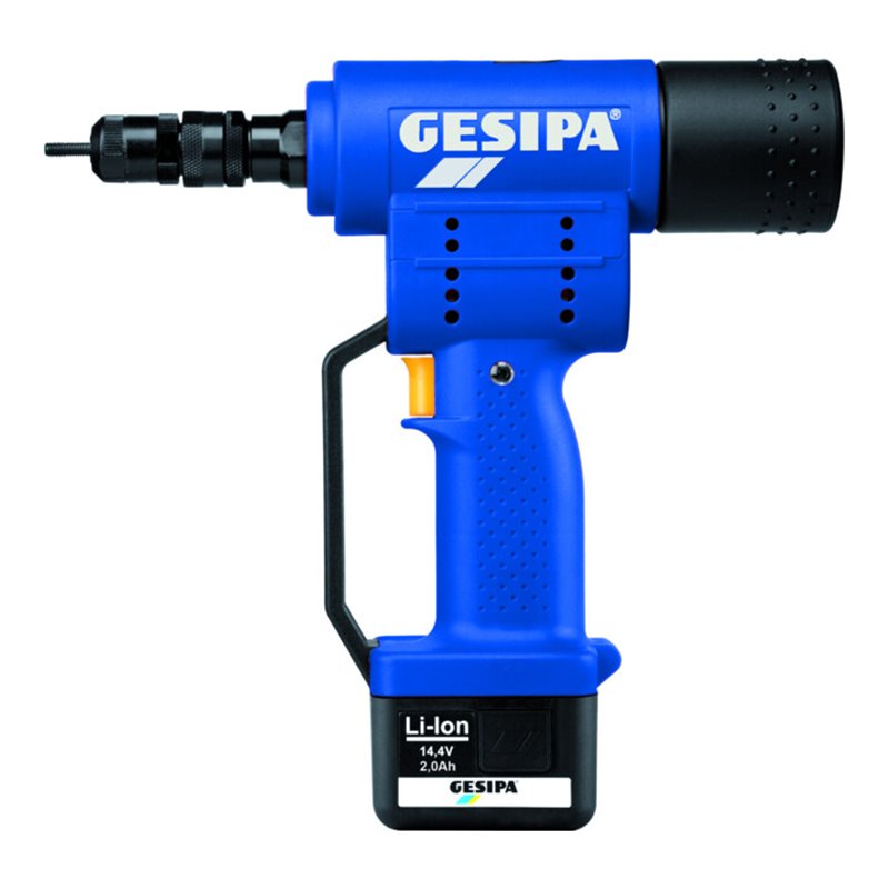 Gesipa Blindnietmuttern-Setzgerät FireBird (2 Li-Ion Akkus 2 Ah / Ladegerät)