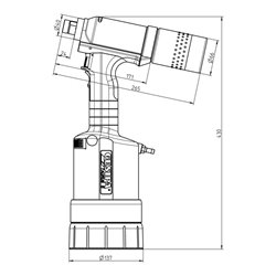 Gesipa Blindniet-Setzgerät TAURUS 5 Grundgerät