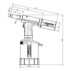 Gesipa Blindniet-Setzgerät TAURUS 4