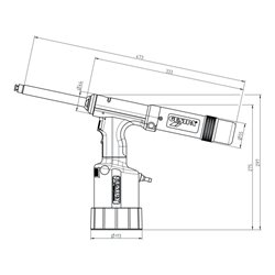 Gesipa Magazinniet-Setzgerät TAURUS 2 Speed Rivet