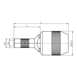 Gesipa Ersatzteil Spreizmundstück 4,0 komplett mit Öffnungsmechanismus (lang)