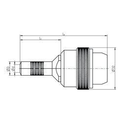 Gesipa Ersatzteil Spreizmundstück 3,2 komplett mit Öffnungsmechanismus