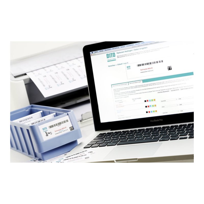 Bito Etiketten Etikettenbögen, B 98 x H 36