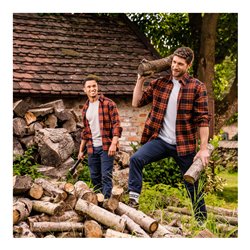 STIER Heavy Flannel Shirt Warm Clay