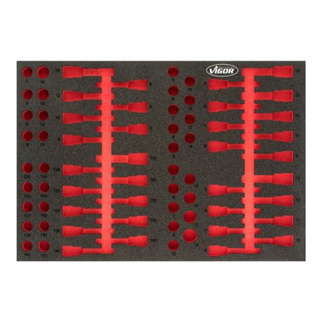 VIGOR Weichschaum-Einlage, leer V4752