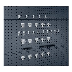Bott Werkzeughaltersortiment 32-tlg.Sortiment verz. 15 Haken 7 Halter 10 Klemmen