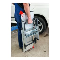 VIGOR Sicherheits-Laufbühne, Aluminium V4638