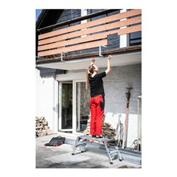 VIGOR Sicherheits-Laufbühne, Aluminium V4638