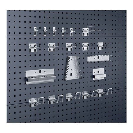 Bott Werkzeughaltersortiment 20-tlg.Sortiment verz. 10 Haken 5 Halter 5 Klemmen