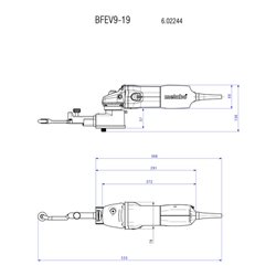 METABO Elektronik-Bandfeile, Typ: BFE9-20