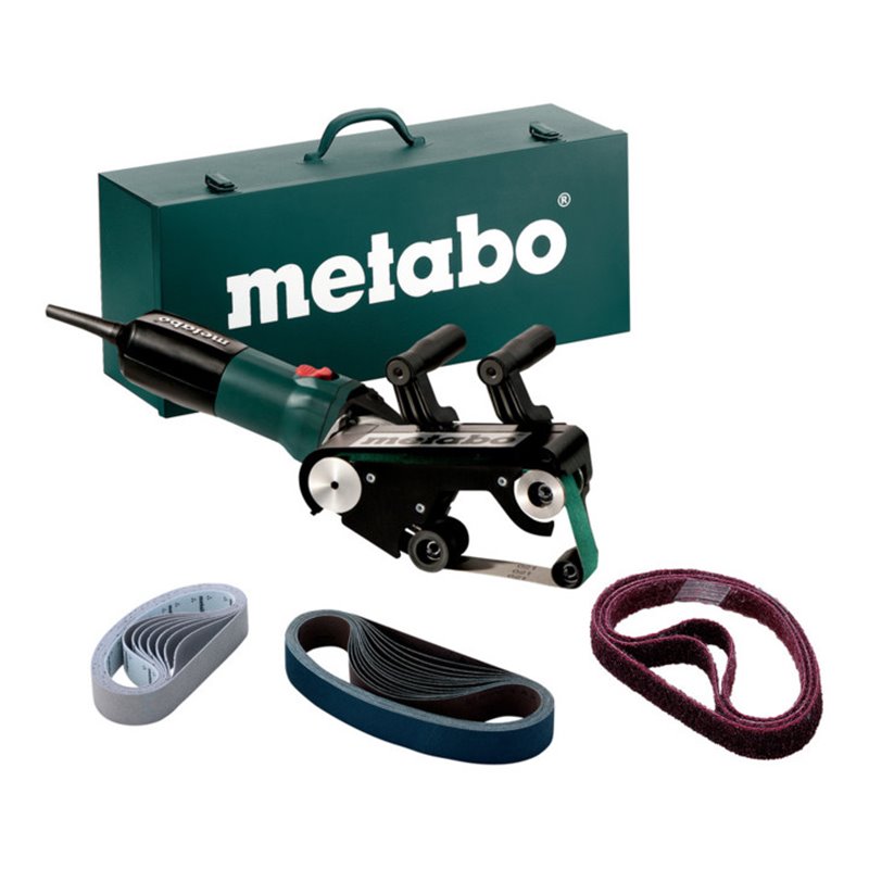 Metabo Rohrbandschleifer RBE 9-60 Set Stahlblech-Tragkasten