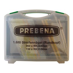 Prebena Rundkopfnägel im Handwerker-Koffer RK-BOX