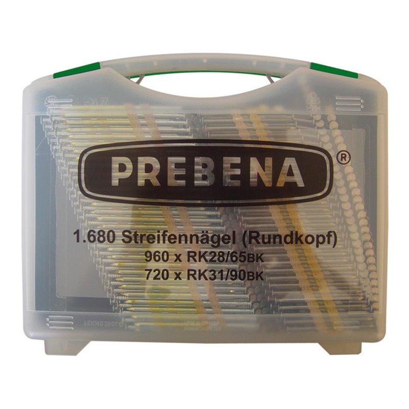 Prebena Rundkopfnägel im Handwerker-Koffer RK-BOX