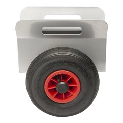 BS Rollen Plattenklemmwagen 3L Rad Ø 260mm Gummi, Tragk. 250kg