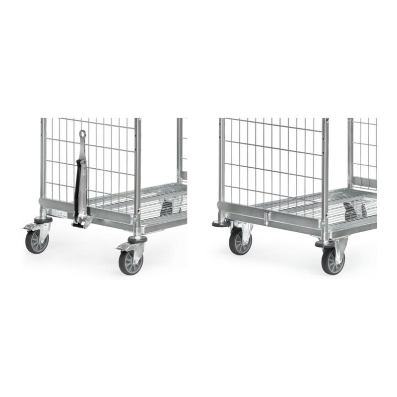 fetra Deichsel und Kupplung für 550er Wagenbreite