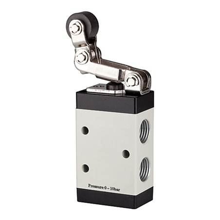 Riegler 3/2-Wegeventil, mech. betätigt, »M3«, RH, fr. Rücklauf, NC, G 1/4