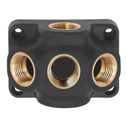 Riegler Durchgangsverteiler, Ein-/Ausgang G 1/2, Anschluss 3 x G 1/2