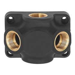 Riegler Durchgangsverteiler, Ein-/Ausgang G 3/4, Anschluss 2 x G 1/2