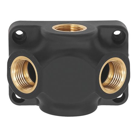 Riegler Durchgangsverteiler, Ein-/Ausgang G 3/4, Anschluss 2 x G 1/2