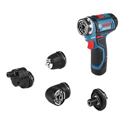 Bosch Akku-Bohrschrauber GSR 12V-15 FC Solo Version 1 Aufsatz L-BOXX