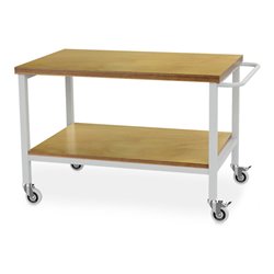 Bedrunka+Hirth Transportwagen mit 2 Buche-Multiplexplatten BxTxH 1500x750x859 mm