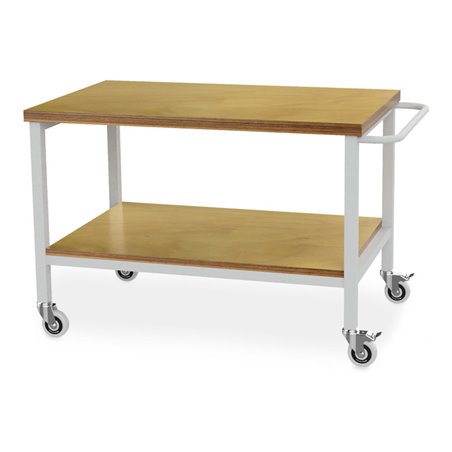 Bedrunka+Hirth Transportwagen mit 2 Buche-Multiplexplatten BxTxH 1500x750x859 mm