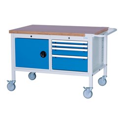 Bedrunka+Hirth Mobile Kastenwerkbank Typ 1200 M mit 2 Gehäusen