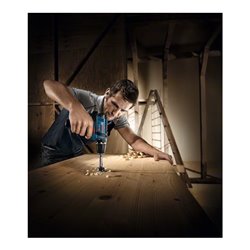 Bosch Akku-Bohrschrauber GSR 12V-15 FC mit 2 x 2,0 Ah Akku L-BOXX 1 Aufsatz