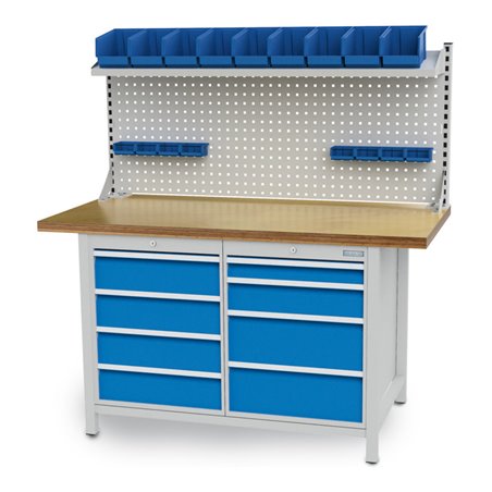 Bedrunka+Hirth Kastenwerkbank R 18-24 mit 8 Schubladen BxTxH 1500x750x959 mm