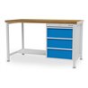 Bedrunka+Hirth Kastenwerkbank 1500 R 18-24 mit 3 Schubladen BxTxH 1500x750x959 mm