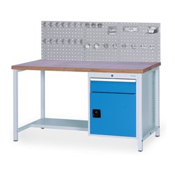 Bedrunka+Hirth Kastenwerkbank 2000 mit 1 x Schublade Blendenhöhe 150mm, 1 x Tür 450mm