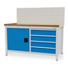 Bedrunka+Hirth Kastenwerkbank 1500 R 24-24 mit 4 Schubladen BxTxH 1500x750x959 mm