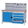 Bedrunka+Hirth Kastenwerkbank 1500 mit 4 Schubladen Blendenhöhe 150 mm und 1 Flügeltür 600 mm