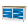 Bedrunka+Hirth Kastenwerkbank R 24-24 mit 7 Schubladen BxTxH 1500x750x959 mm