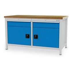 Bedrunka+Hirth Kastenwerkbank R 24-24 mit 2 Schubladen BxTxH 1500x750x959 mm