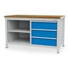 Bedrunka+Hirth Kastenwerkbank R 24-24 mit 3 Schubladen BxTxH 1500x750x959 mm
