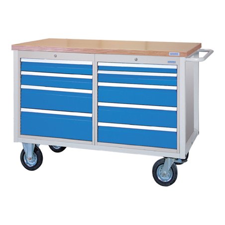 Bedrunka+Hirth Mobile Kastenwerkbank 1200 M mit 9 Schubladen