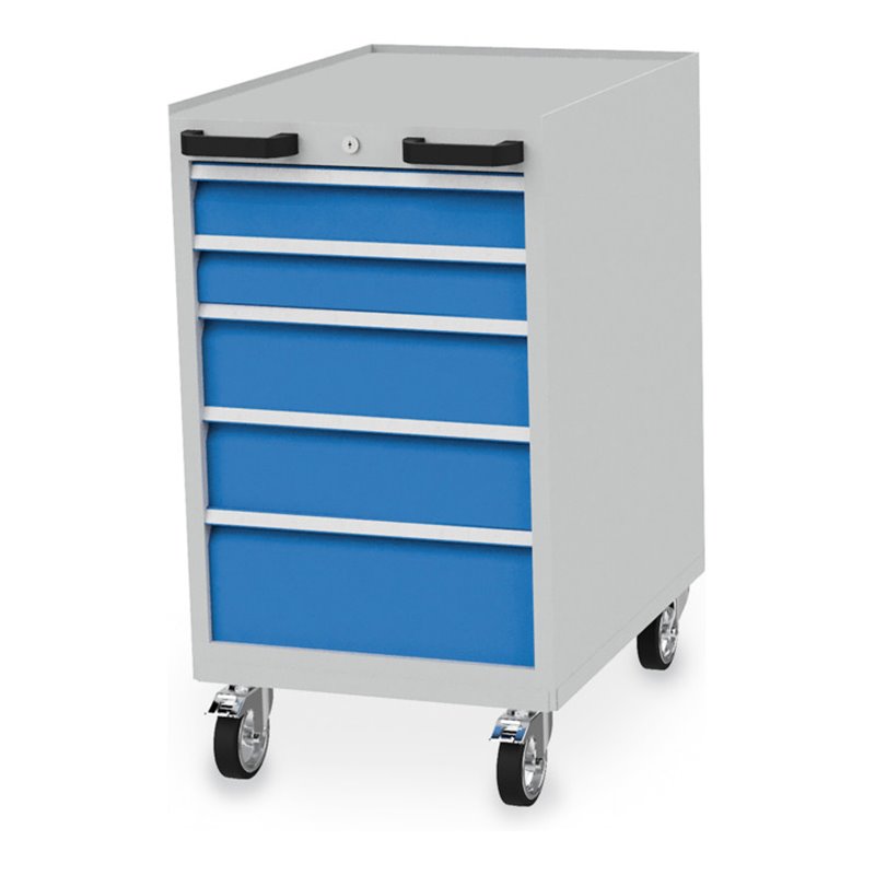Bedrunka+Hirth Werkstattwagen Schubladenschrank mit 5 Schubladen