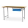 Bedrunka+Hirth Reihenwerkbank mit Hängeschubladenblock mit 1 Schublade BxTxH 2000x750x859 mm