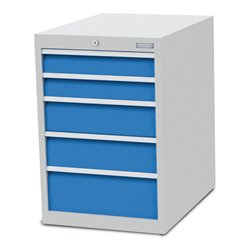 Bedrunka+Hirth Schubladenschrank T736 R 18-24 mit 5 Schubladen 2x100 2x150 1x200 mm