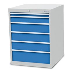 Bedrunka+Hirth Schubladenschrank T736 R 24-24 mit 6 Schubladen 1x50 1x100 3x150 1x200 mm
