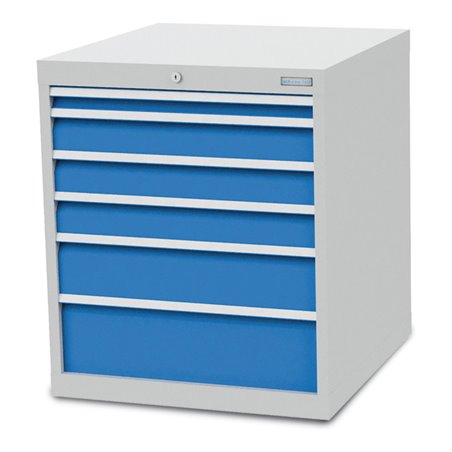Bedrunka+Hirth Schubladenschrank T736 R 24-24 mit 6 Schubladen 1x50 3x100 1x150 1x200 mm