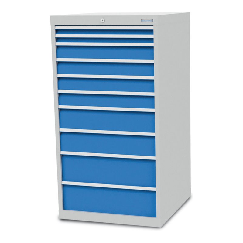 Bedrunka+Hirth Schubladenschrank T736 R 24-24 mit 10 Schubladen 2x50 4x100 2x150 2x200 mm