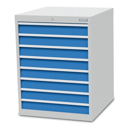 Bedrunka+Hirth Schubladenschrank T736 R 24-24 mit 8 Schubladen 8x100 mm