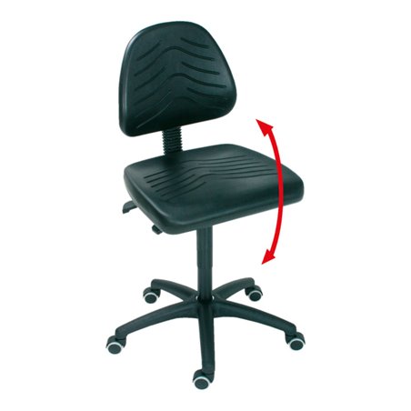 Bedrunka+Hirth Arbeitsdrehstuhl PU Schaum Höhe 470-670 mm