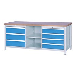 Bedrunka+Hirth Kastenwerkbank 2000 mit 6 Schubladen
