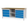 Bedrunka+Hirth Kastenwerkbank R 24-24 mit 7 Schubladen BxTxH 2000x750x959 mm