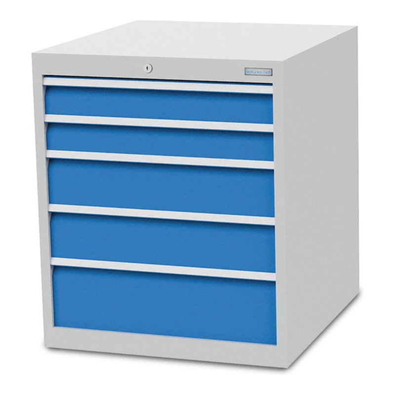 Bedrunka+Hirth Schubladenschrank T736 R 24-24 mit 5 Schubladen 2x 100 2x150 1x200 mm